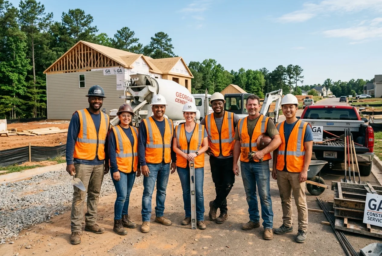 Lawrenceville Concrete Pros team serving Gwinnett County